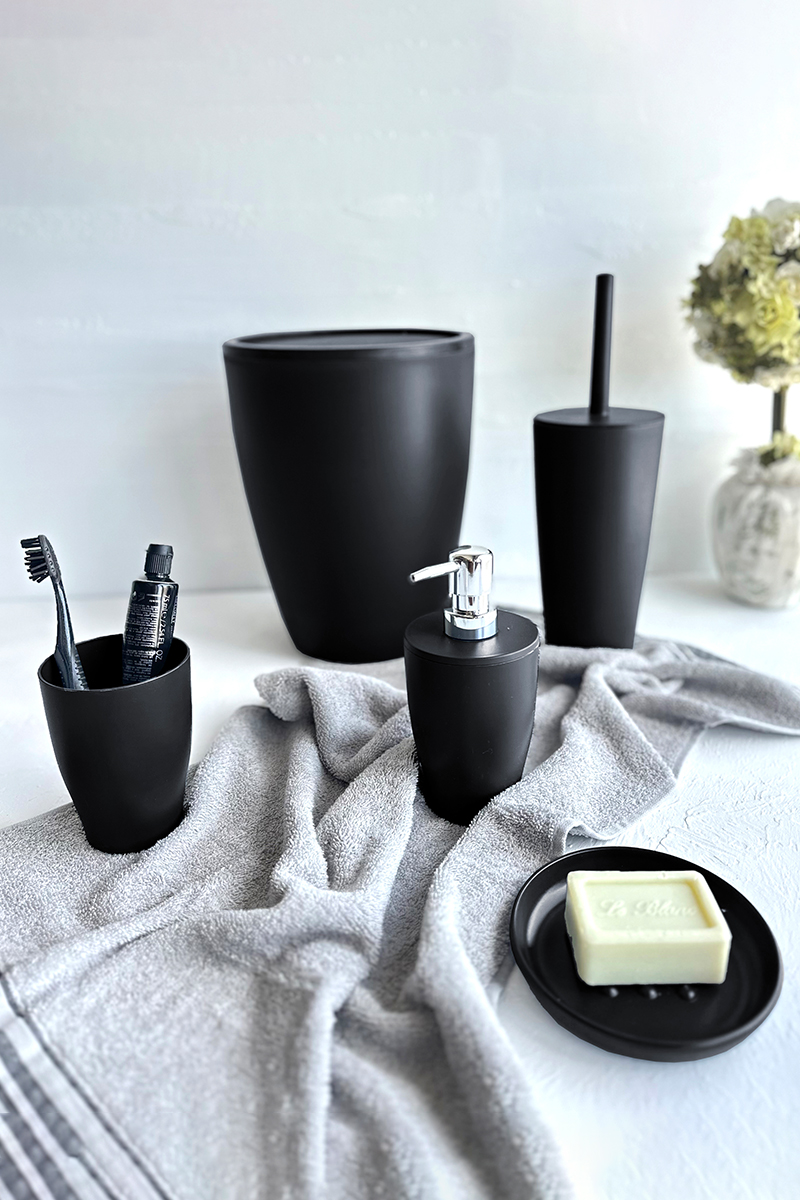 PURE BANYO SETİ 5Lİ - SİYAH