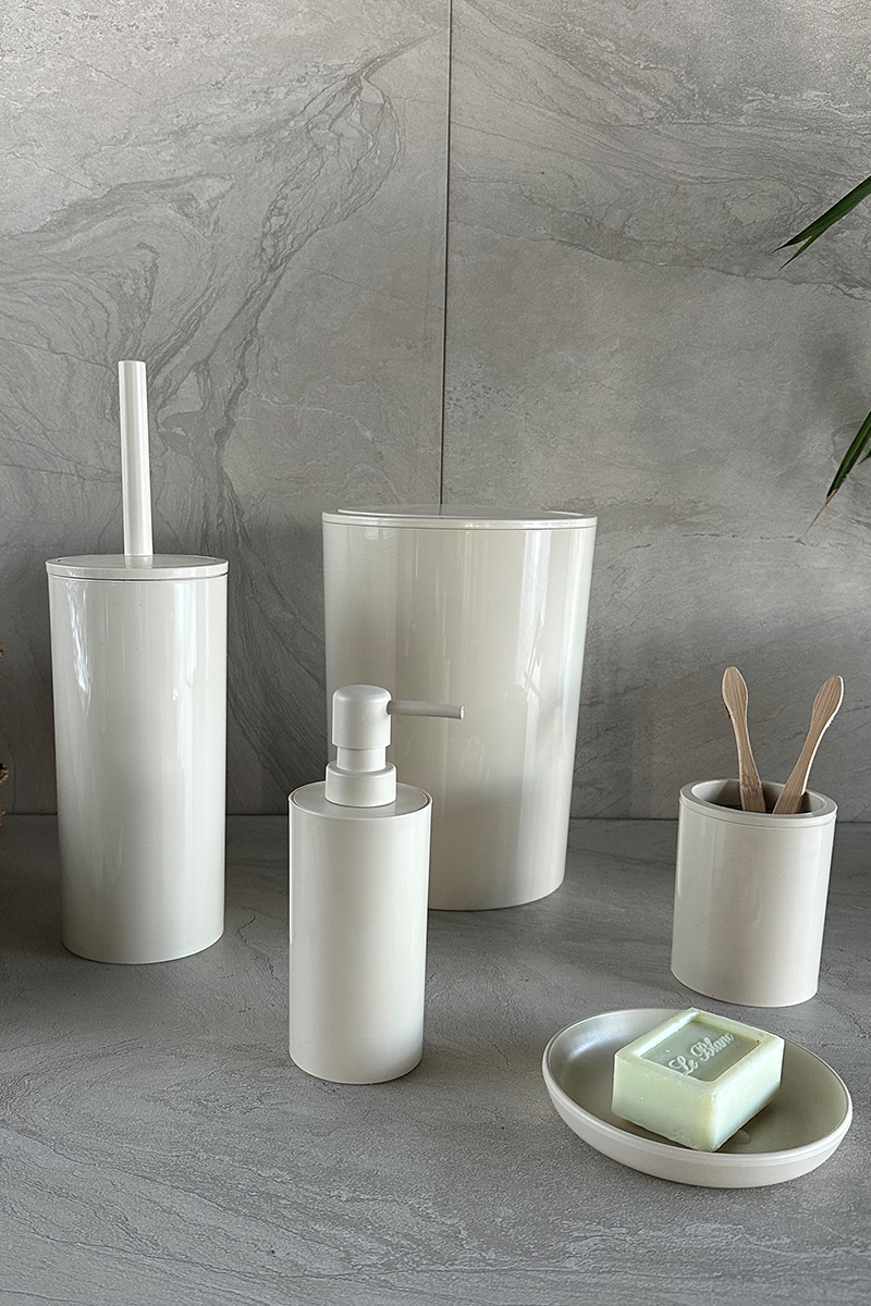 FLORES 5Lİ BANYO SETİ - BEJ