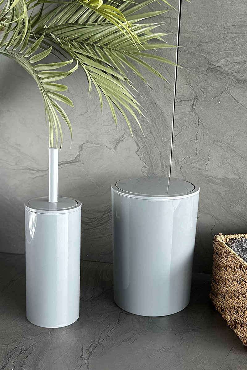 FLORES 2Lİ BANYO SETİ-GRİ